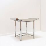 Tubular Chrome Side Table