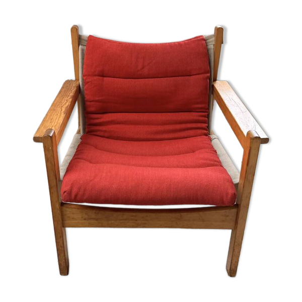 Fauteuil  Safari en pin par Rold Rastad et Adolf Relling, 1960