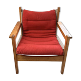 Safari chair in pine by Rold Rastad and Adolf Relling, 1960.