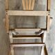 Set of 2 folding chairs for children from the 50s/60s