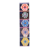 Flat-woven Oushak kilim hallway rug 58x268 cm