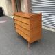 Vintage chest of drawers 1960s | scandinavian design | compass legs | 4 drawers