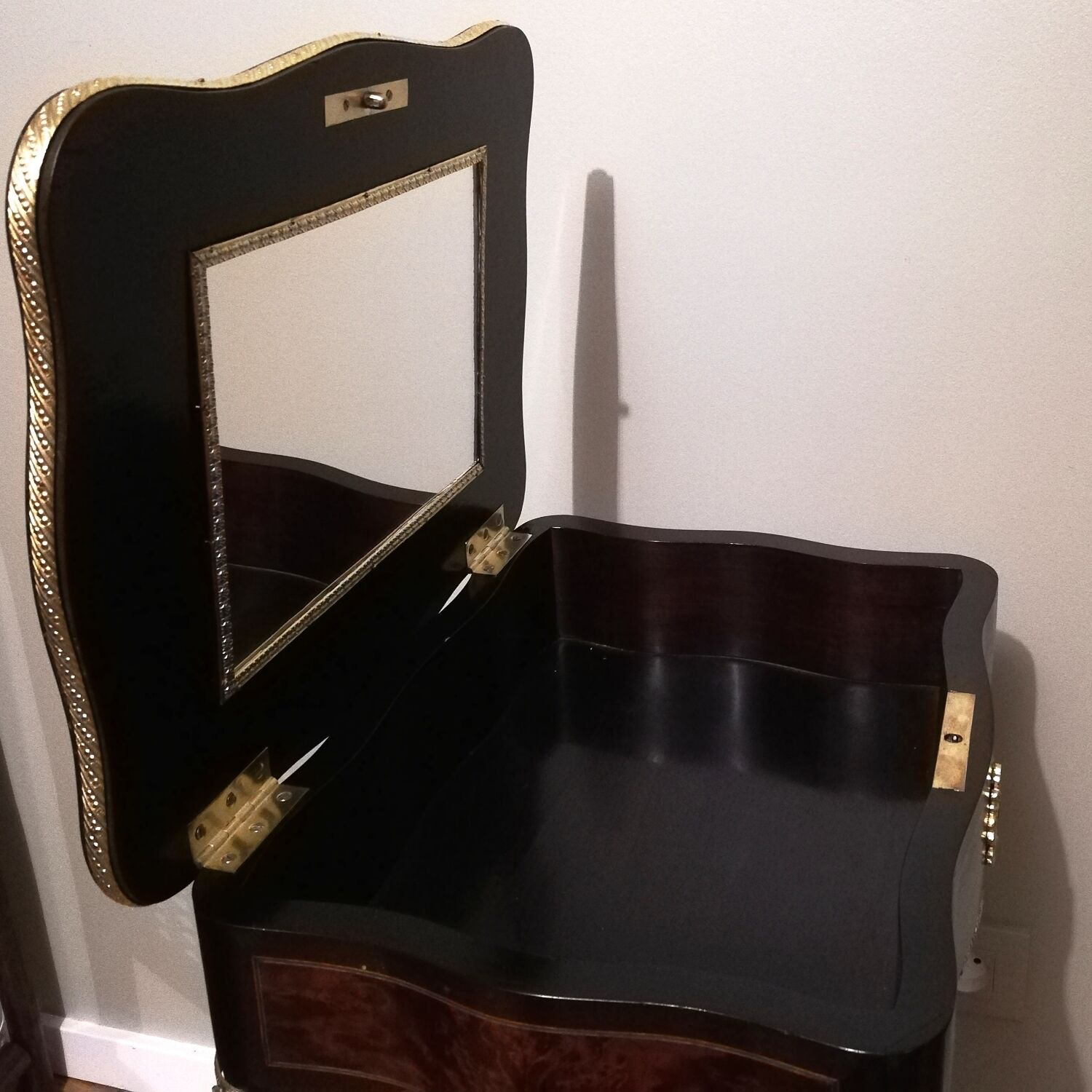 Dressing table in marquetry style Napoleon III