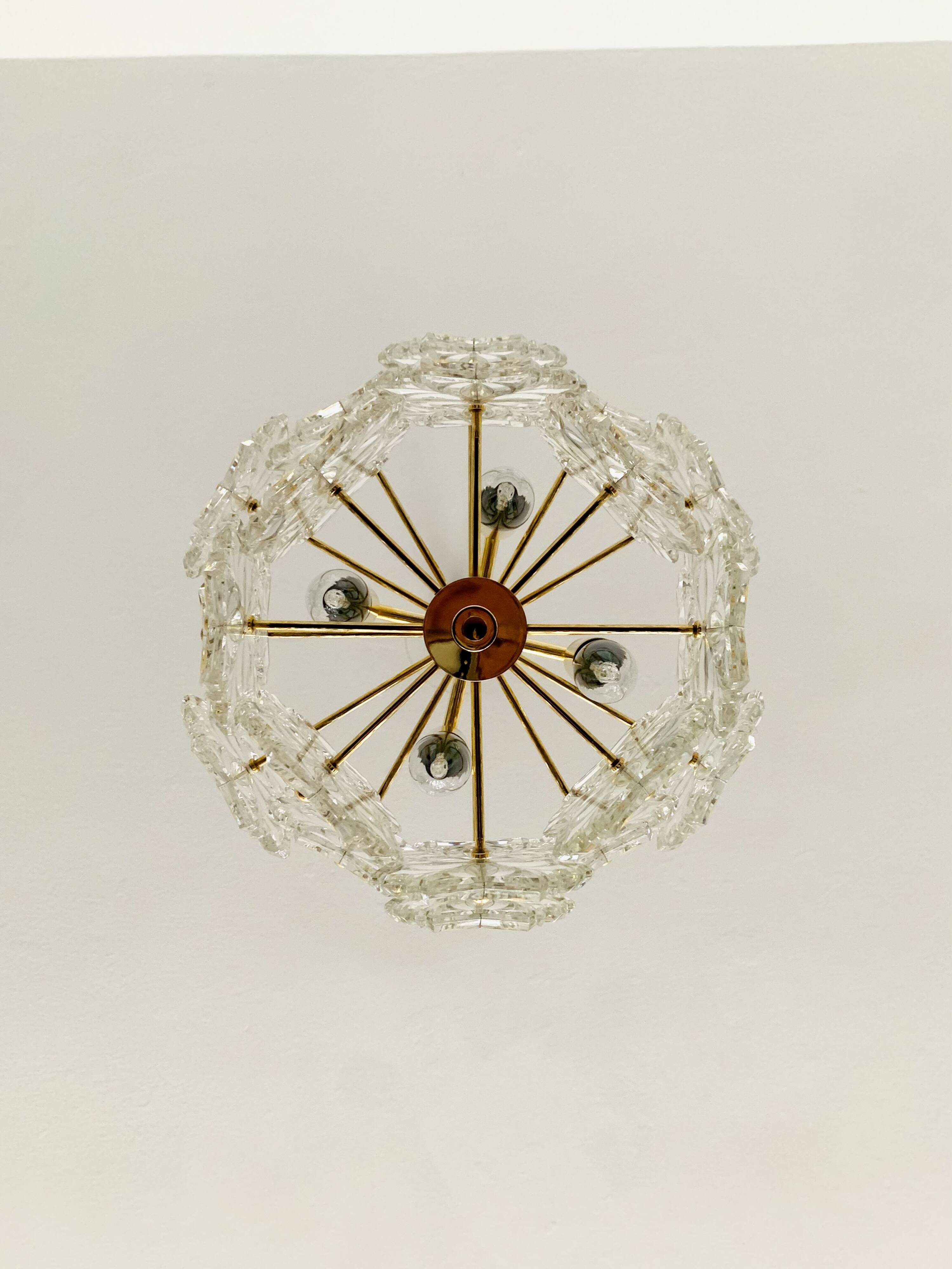 Crystal Glass Chandelier by Sölken