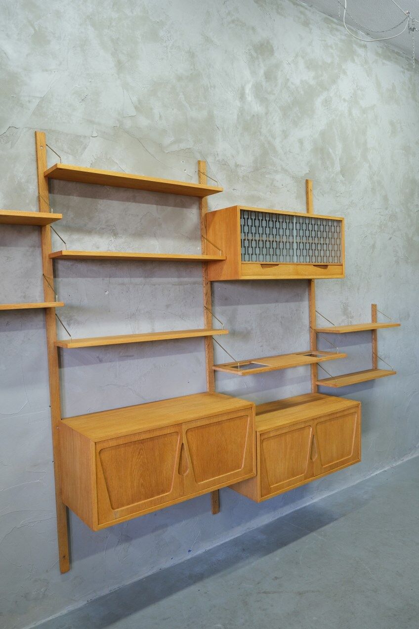 Modular Wall Unit by Kjell Riise for Brodrene Jatogs, Norway, 1960s