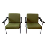 Set of 2 sz38/sz08 easy chairs by Martin Visser for 't Spectrum, 1960's