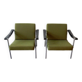 Lot de 2 fauteuils sz38/sz08 de Martin Visser pour 't Spectrum, années 1960