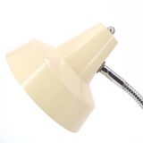 Beige articulated metal desk lamp, 1950s