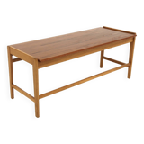 Scandinavian teak and oak bench, Sweden, 1960
