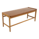 Scandinavian teak and oak bench, Sweden, 1960