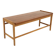 Scandinavian teak and oak bench, Sweden, 1960