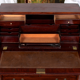 Antique Edwardian carved mahogany desk