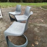 3 chairs "Modo 290" 1966 Steen Østergaard for Cado
