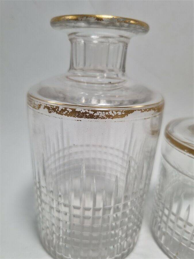 Baccarat crystal bottles