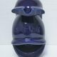 Large blue ceramic fish ashtray vintage design
