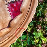 Plat à tarte en trompe-l’œil tarte aux cerises