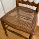 Napoleon III style chair with canning seat