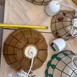 Gold mother-of-pearl pendant