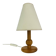 Solid pine lamp from the 80s, chalet style.
