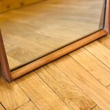 Scandinavian teak mirror 50x37cm