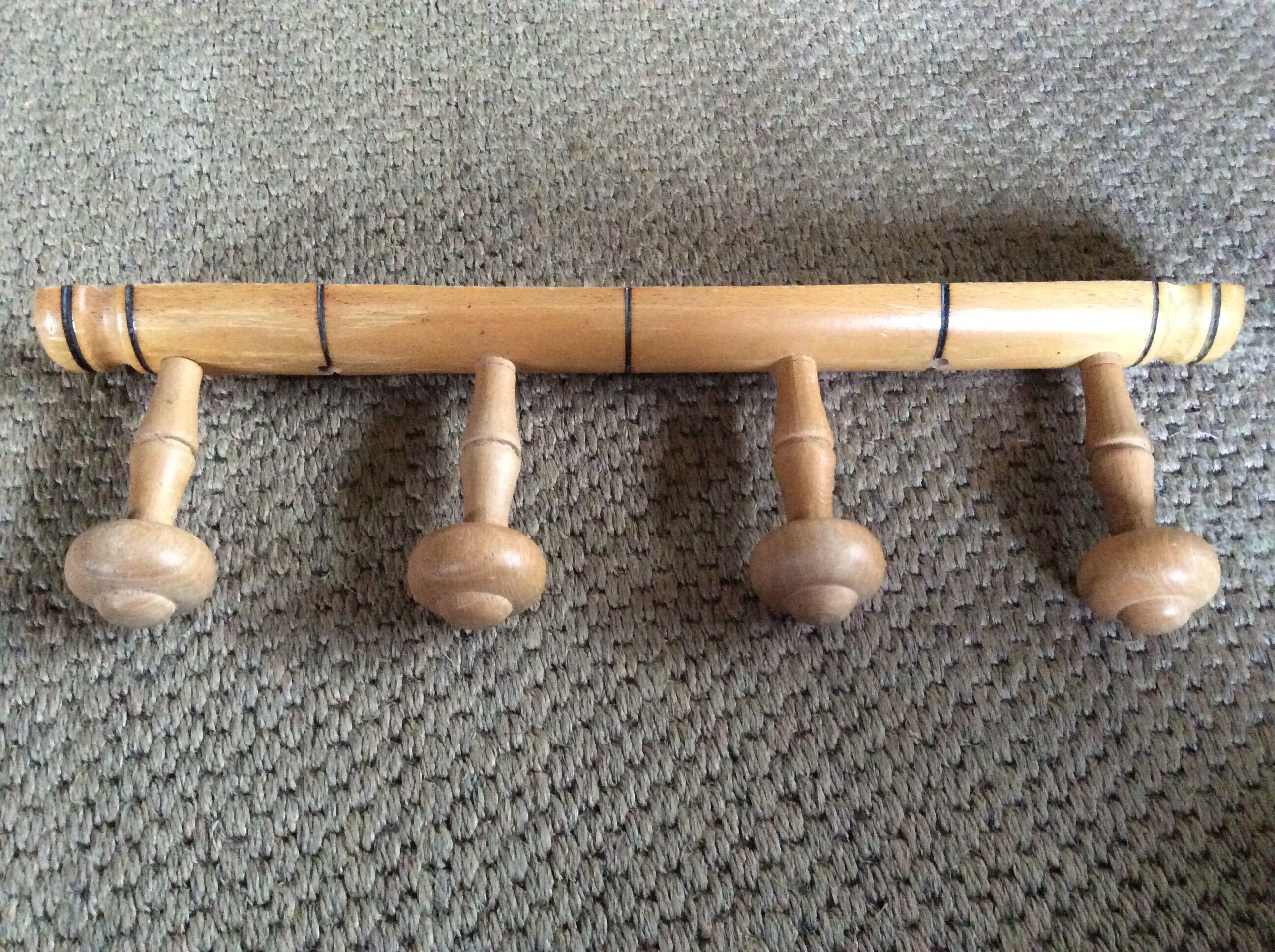 Bamboo coat rack