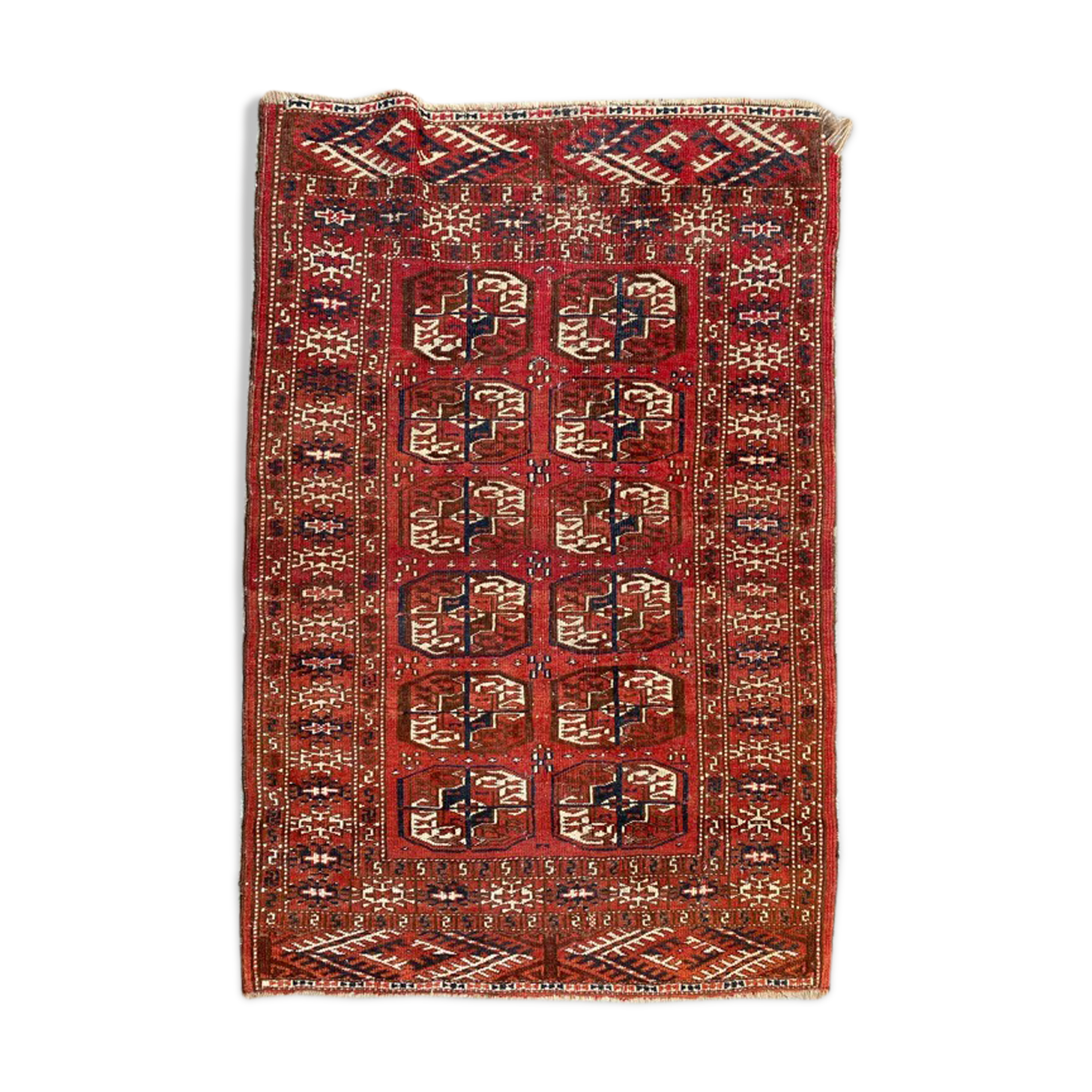 Carpet ancient afghan bukhara 92x138 cm
