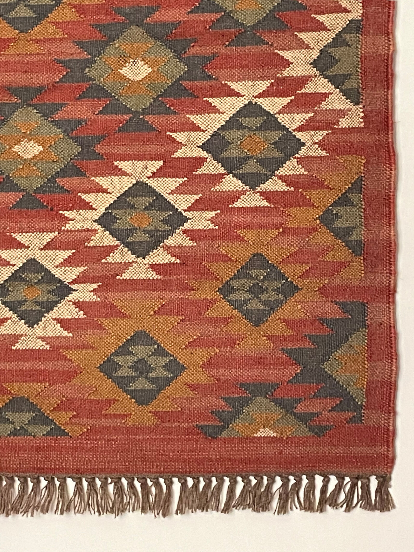 2.5 x 4 jute handwoven kilim runner carpet, rug, 75 x 120 cm