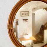 Rattan mirror