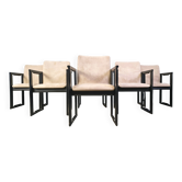 Set of 6 vintage dining chairs attributed to Tobia Scarpa, 1970s