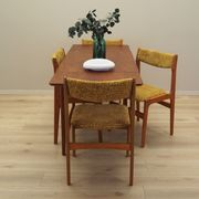 Set of six teak chairs, Danish design, 1970s, production: Denmark