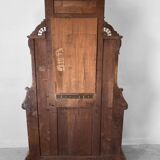 Breton coat rack, old wooden cloakroom