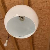 2 Scandinavian metal pendant lights