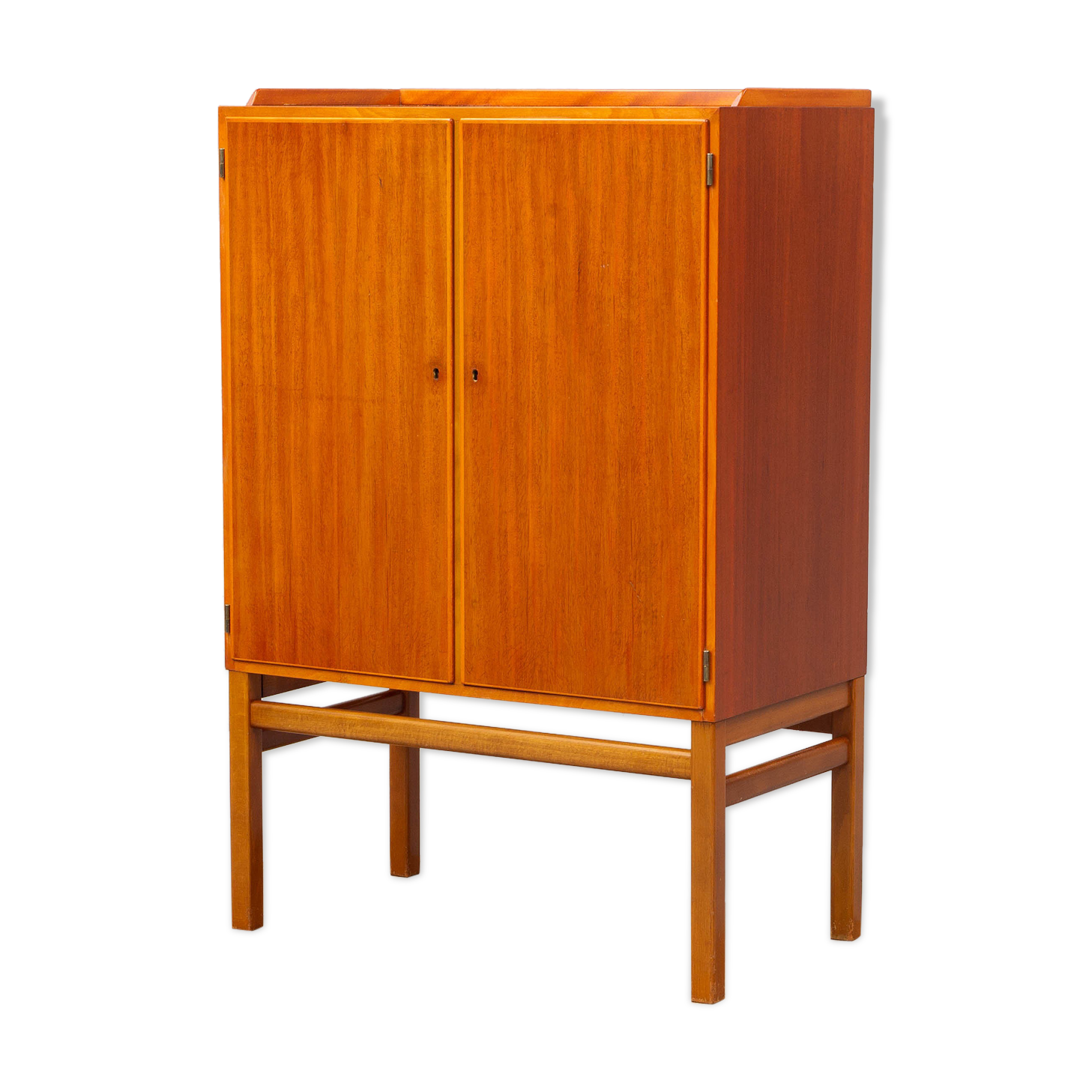 Scandinavian MidCentury Bar Cabinet by Axel Larsson for Bodafors, 1950s