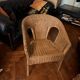 Natural wicker/rattan armchair