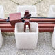 Scandinavian vintage suspension 60s, 6 fires, teak and perplexed