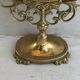 Medallion mirror in brass - vintage decoration glass
