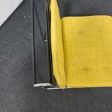 A set of 6 vintage  metal framed dinning chairs