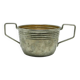 Art Deco sugar bowl, silver-plated brass, Sweden, 1920s.