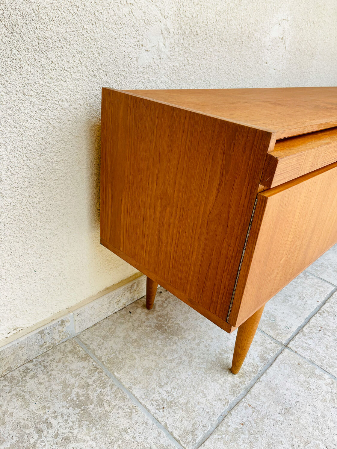 Scandinavian teak row