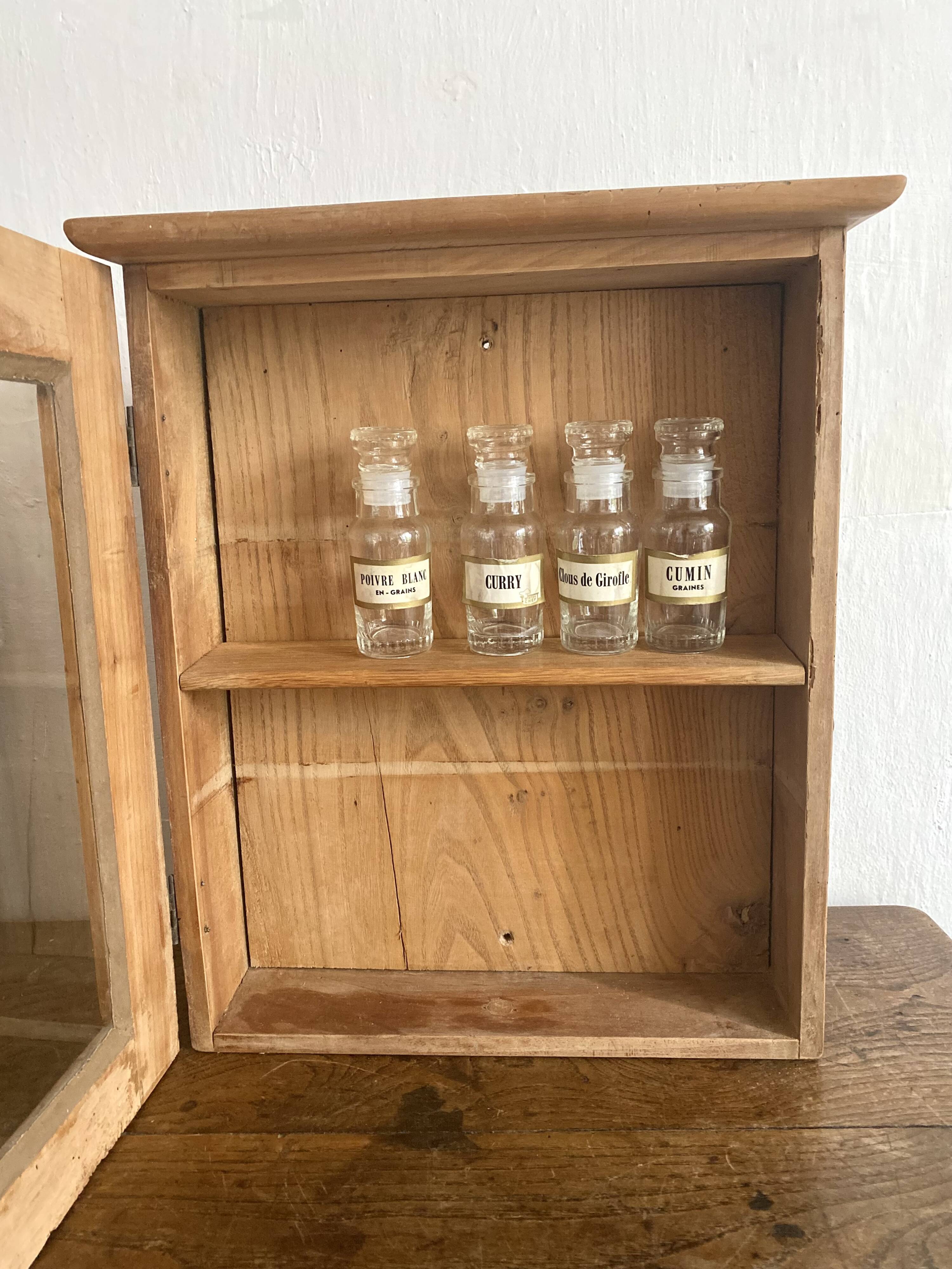 Wall cabinet, old display case