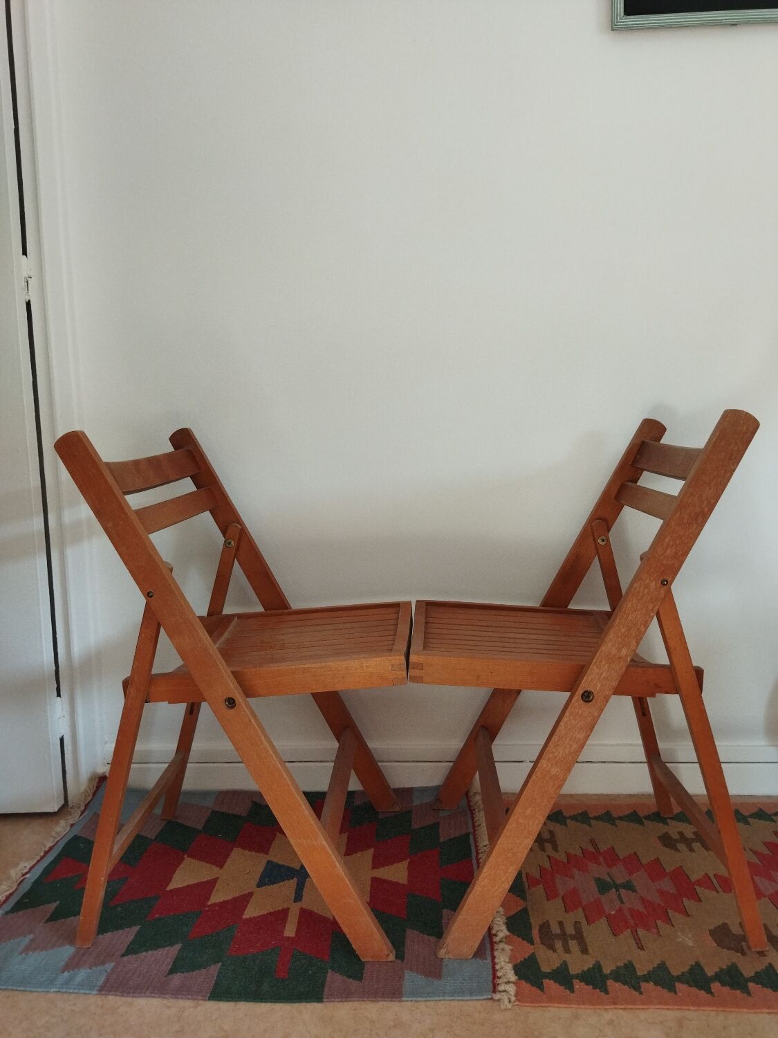 Chaises pliantes vintage