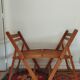 Chaises pliantes vintage