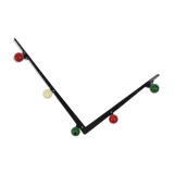 Wall coat rack hook structure V 50s