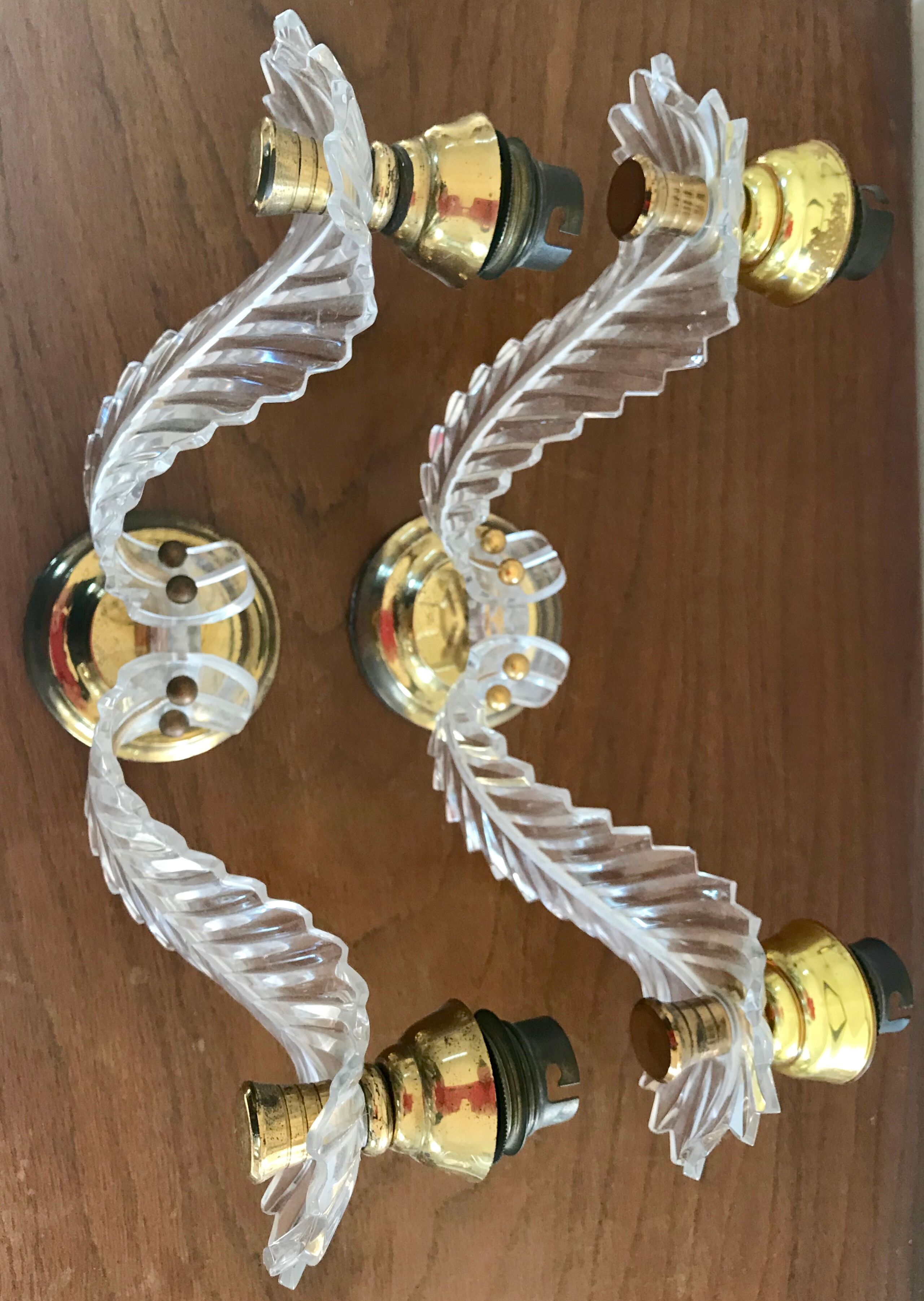 Pair of wall lamps