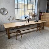 XXL solid oak farmhouse table 3.5m
