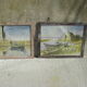 Pair of watercolors