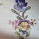 Late 19th century floral porcelain tray