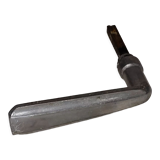 Aluminum door handle vintage