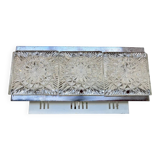 Rare glass flush mount by Kamenicky Senov, 1970s / Czechoslovakia