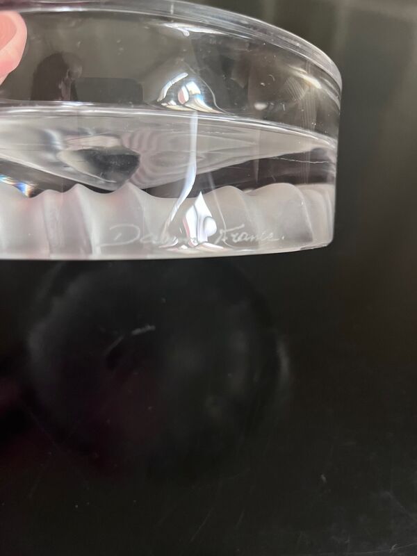Cendrier en cristal Daum